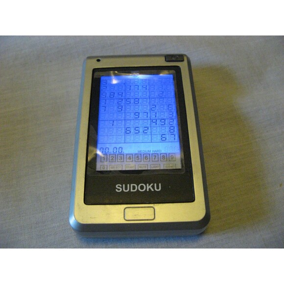 SUDOKU Hand Held Electronic Puzzle Game Works Well with Batteries. - Picture 1 of 3